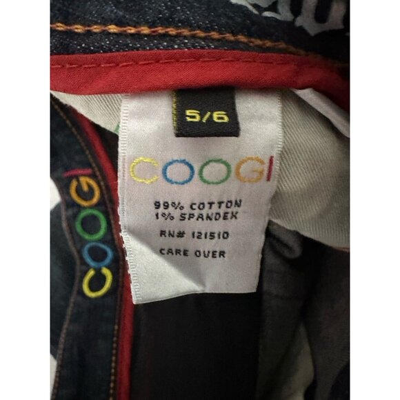 COOGI Multicolor Embroidered Logo Straight Leg Women’s Jeans Size 5/6 - Picture 9 of 12